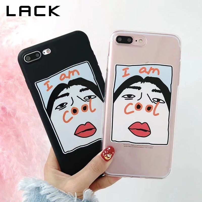 

LACK Funny Cartoon Couples Phone Case For iphone 7 6 6S 8 Plus Case For iphone X Cover Fashion Ultra Slim Soft TPU Cases Fundas