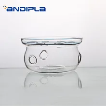 Краткое жаростойкое прозрачное стекло теплый чайный чайник Trivet домашний кунг-фу чайный сервиз аксессуары свеча с подогревом база Infusers плита