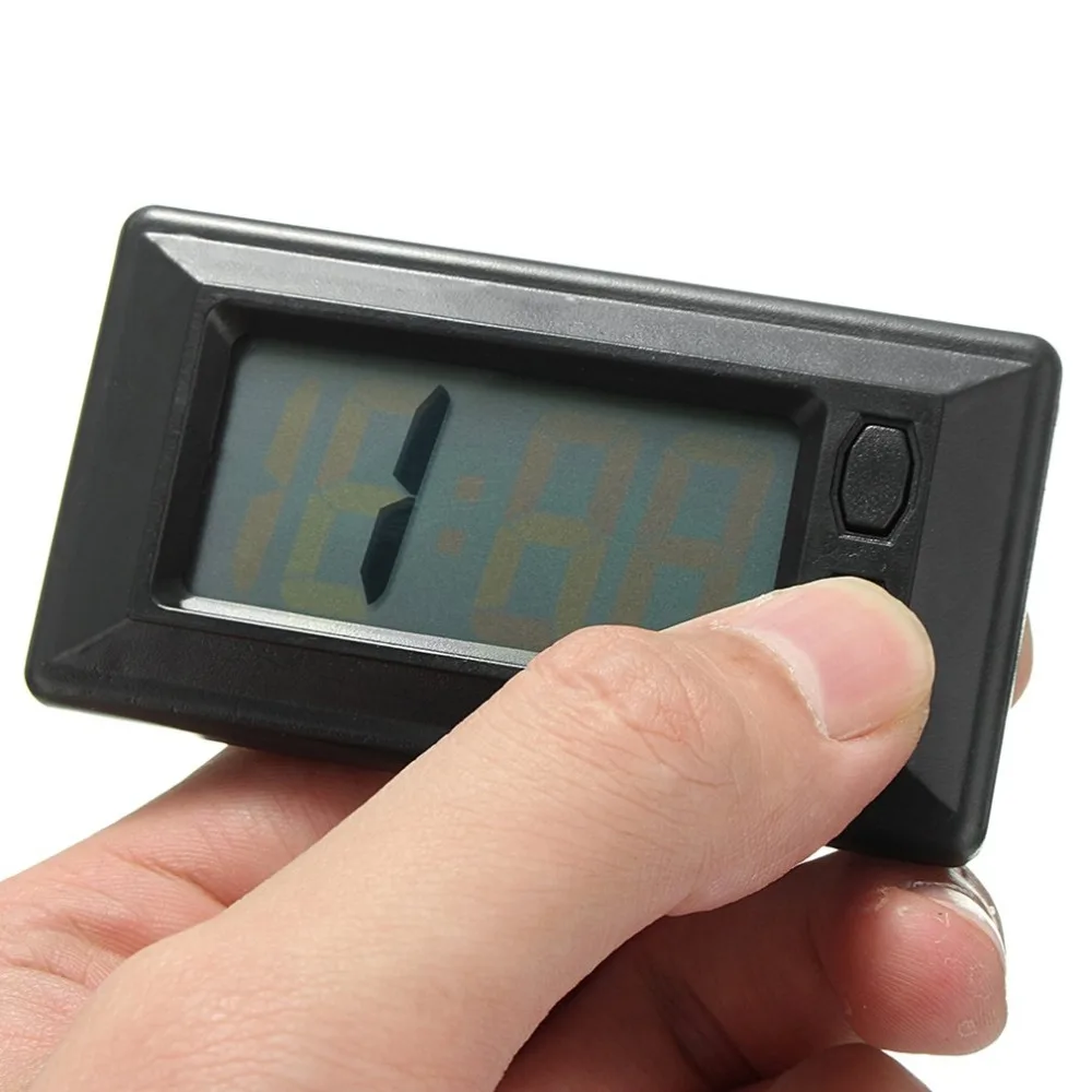 Ultra-thin LCD Digital Display Car Vehicle Dashboard Clock with Calendar Display Mini Portable Automobile Accessories Ultra-thin LCD Digital Display Car Vehicle Dashboard Clock with Calendar Display Mini Portable Automobile Accessories
