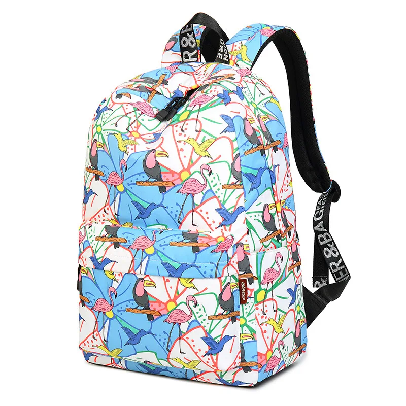 Hip hop style backpack Large Capacity Female Latop Bookbags Waterproof