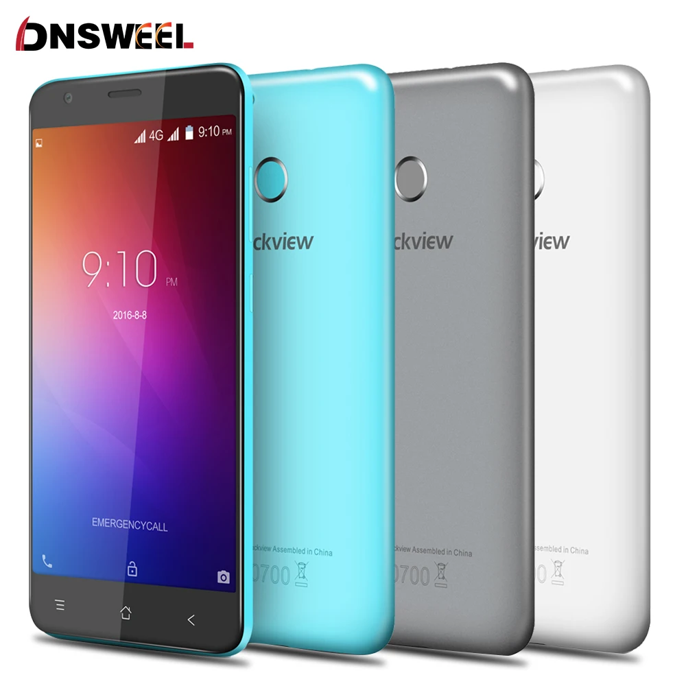 Blackview E7 Fingerprint ID Mobile phone MT6737 Quad Core Android 6 0 Smartphone 5 5 inch