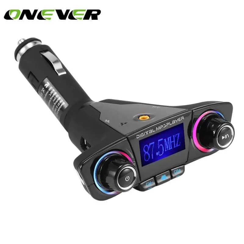 Onever FM transmitter Car MP3 Player Car Hands free Bluetooth Stereo