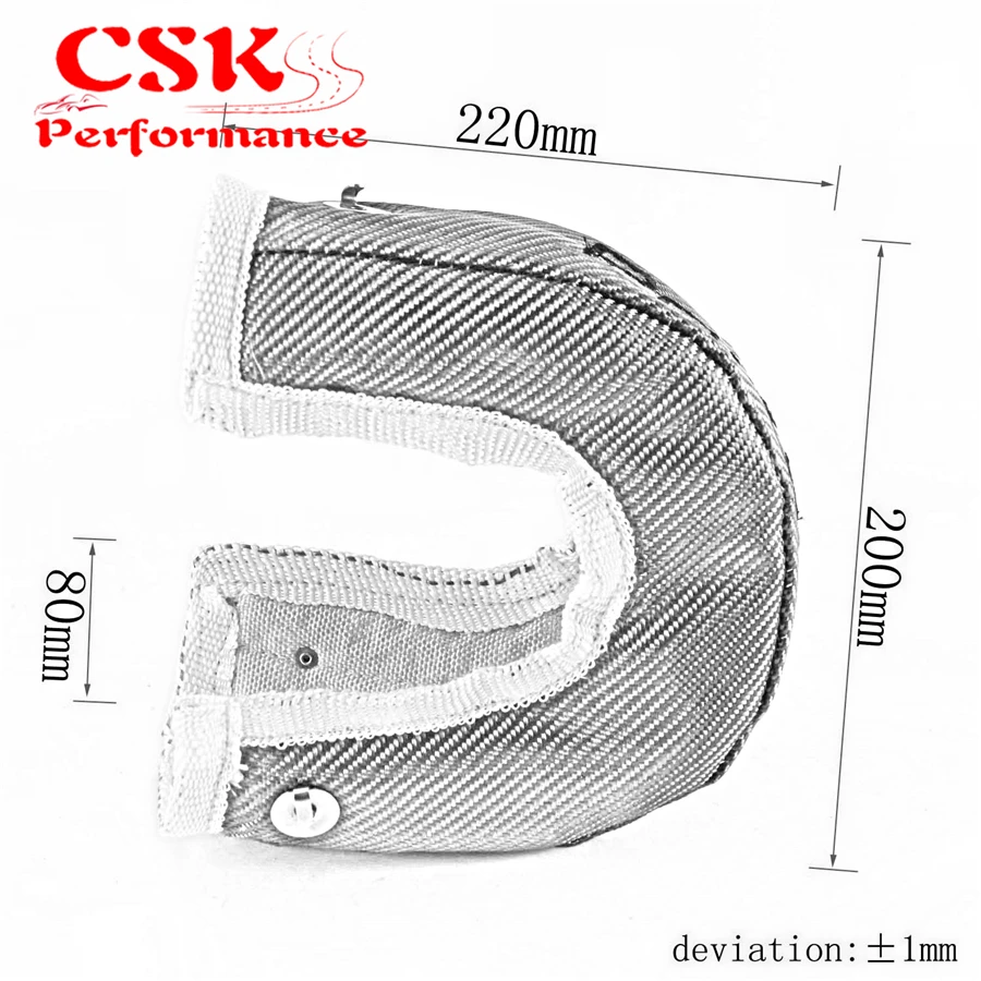 T3 турбо тепловой щит Одеяло Обложка обертывание+ 10 м коллектор тепла ленты w/сталь застежка-молния