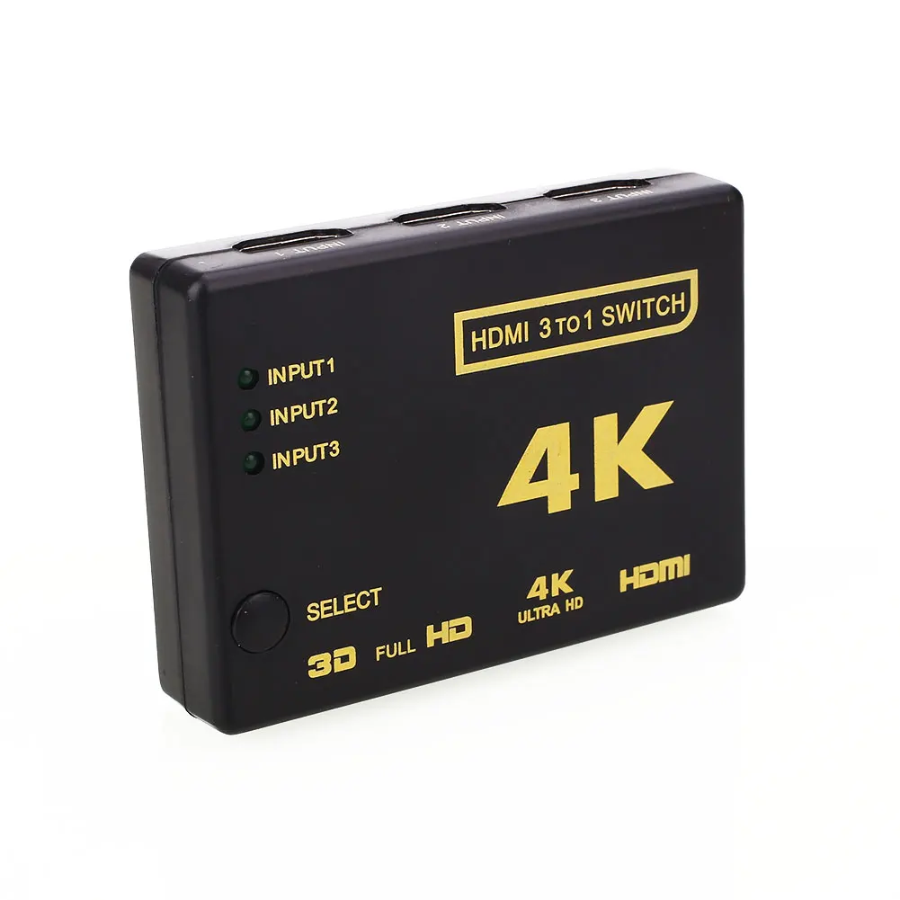 Switch Box Splitter 4K HDMI 3D 1080P Full HD Selector IR Video Universal | Электроника