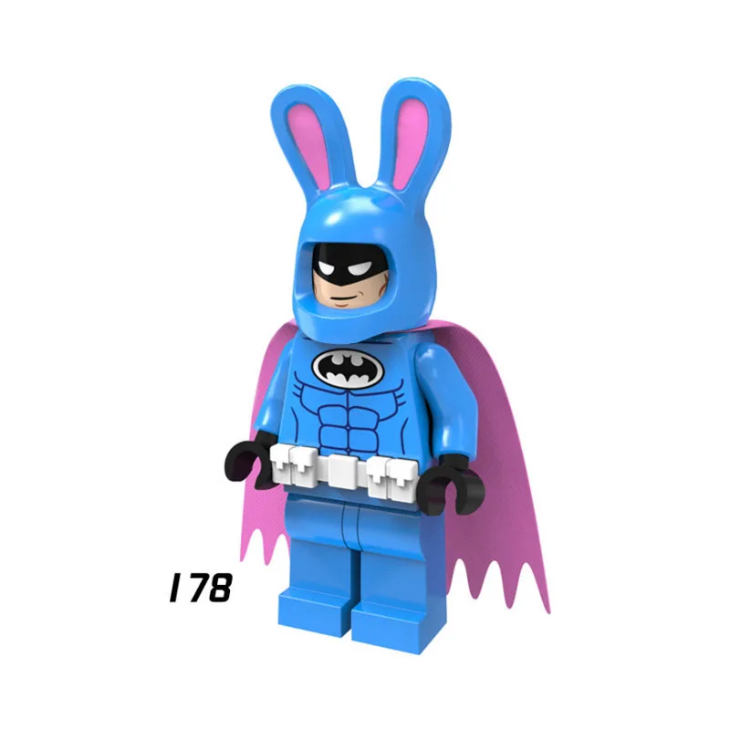 

Single Sale Super Heroes Star Wars 178 Rabbit Batman Model Mini Building Blocks Figure Bricks Toy gift Compatible Legoed Ninjaed