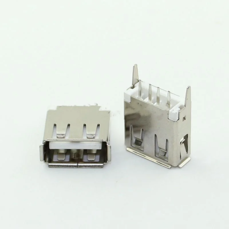 10 шт./лот Лидер продаж USB 2,0 4Pin 13,7 мм A Тип разъем Группа стопы 180 обжимной зарядки разъем передачи данных