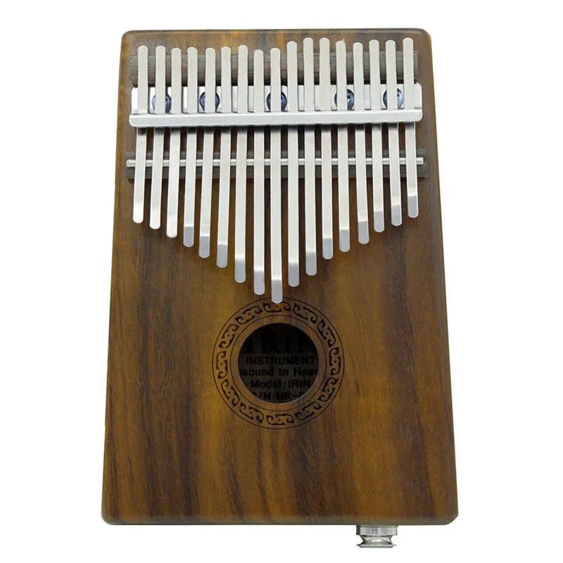 ИРИН 17 ключ EQ одноцветное Акация Mangium Kalimba игрушечное пианино Mbira калимба электрический датчик Африка клавишный инструмент