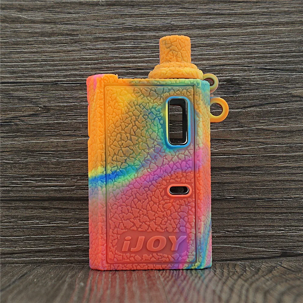 

2pcs Texture Skin case For IJOY Mercury Resin 12W AIO POD System Vape Silicone cover Sleeve Wrap Decal