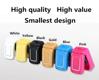 Mini J9 Flip cell Phone 0.66" Smallest Mobile Phone Wireless Bluetooth Dialer FM Magic Voice  russian language 2
