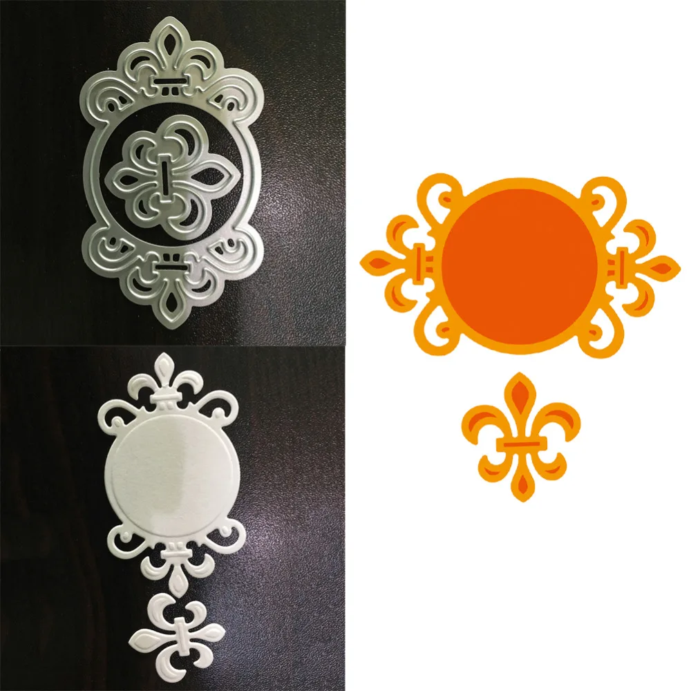 

Hamyho Metal Cutting Dies Decor Cards Flowers Pattern Frame Scrapbooking Paper Craft Die Cut Create Stamp Embossing Card Stencil