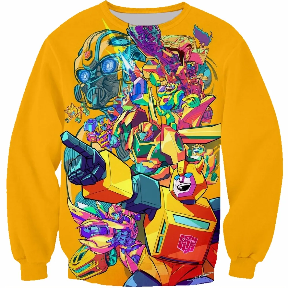 

PLstar Cosmos Kid 3D Sweatshirts Autobots Movie Print Hoodies Super Hero Boy 3D Hoodies Anime Casual Pullover Full Sleeve Shirts