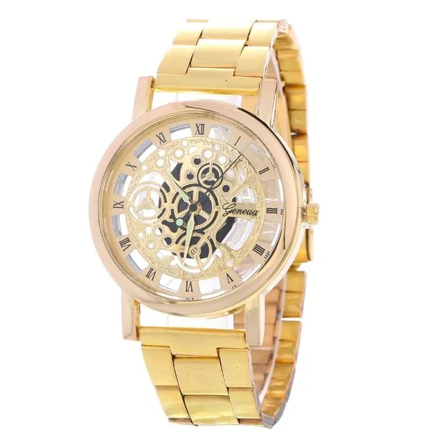 

fashion stainless steel brand hollow out clock casual women's watches bracelet quartz watch relogio feminino watch men's watch