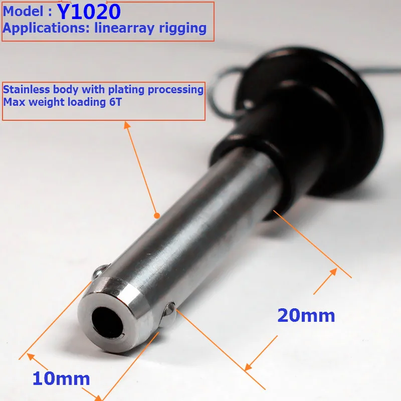 Finlemho Precise Speaker Pin 10x20mm Y1020 For Line Array Speakers