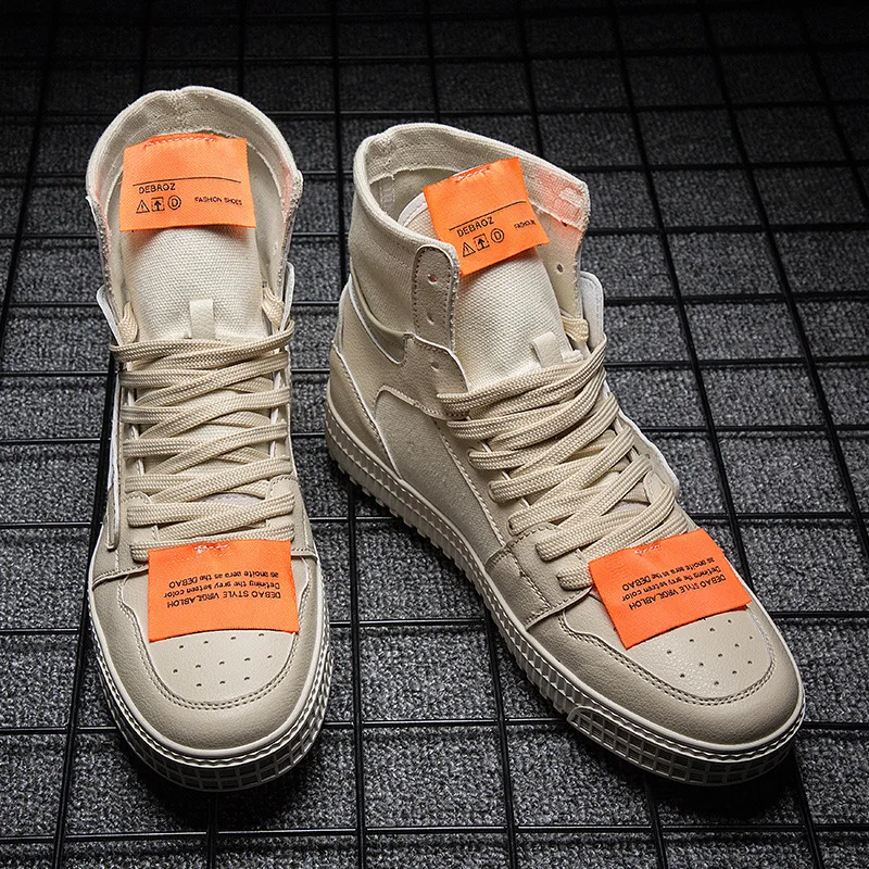 منصة أحذية رياضية الرجال عالية أعلى تنفس حذاء قماش الرجال الأحذية الخريف رياضية التزلج أحذية للرجال سكيت أحذية Snaker
