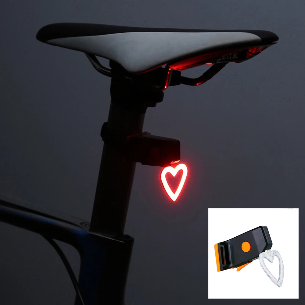 Велосипедный светильник с USB зарядкой, светодиодный светильник с несколькими режимами, велосипедный светильник, задний велосипедный фонарь для горного велосипеда, подседельный штырь
