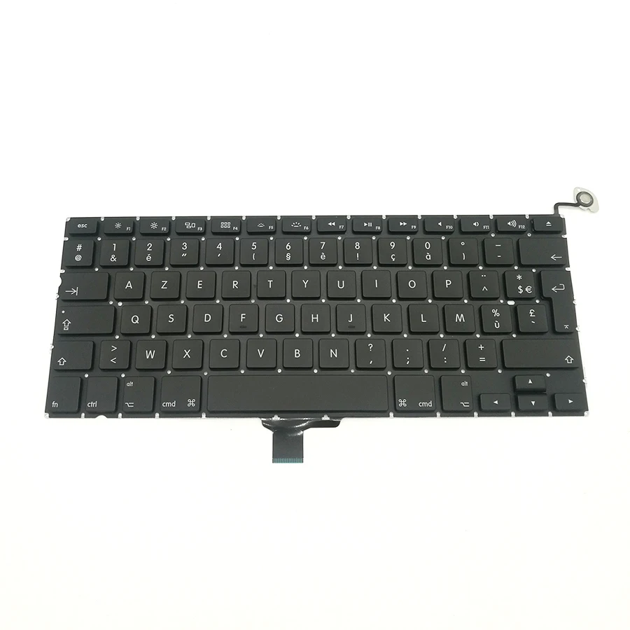 5 шт./партия, новая Французская клавиатура AZERTY для Macbook Pro 1" A1278 2009 2010 2011 2012 лет