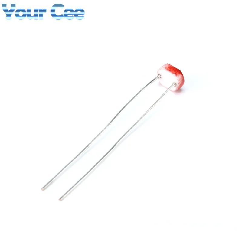 100/20pcs 5MM Photoresistor 5539 GL5539 Photoelectric Switch Element Photo Detect Photosensitive Resistance Light Dependent LDR