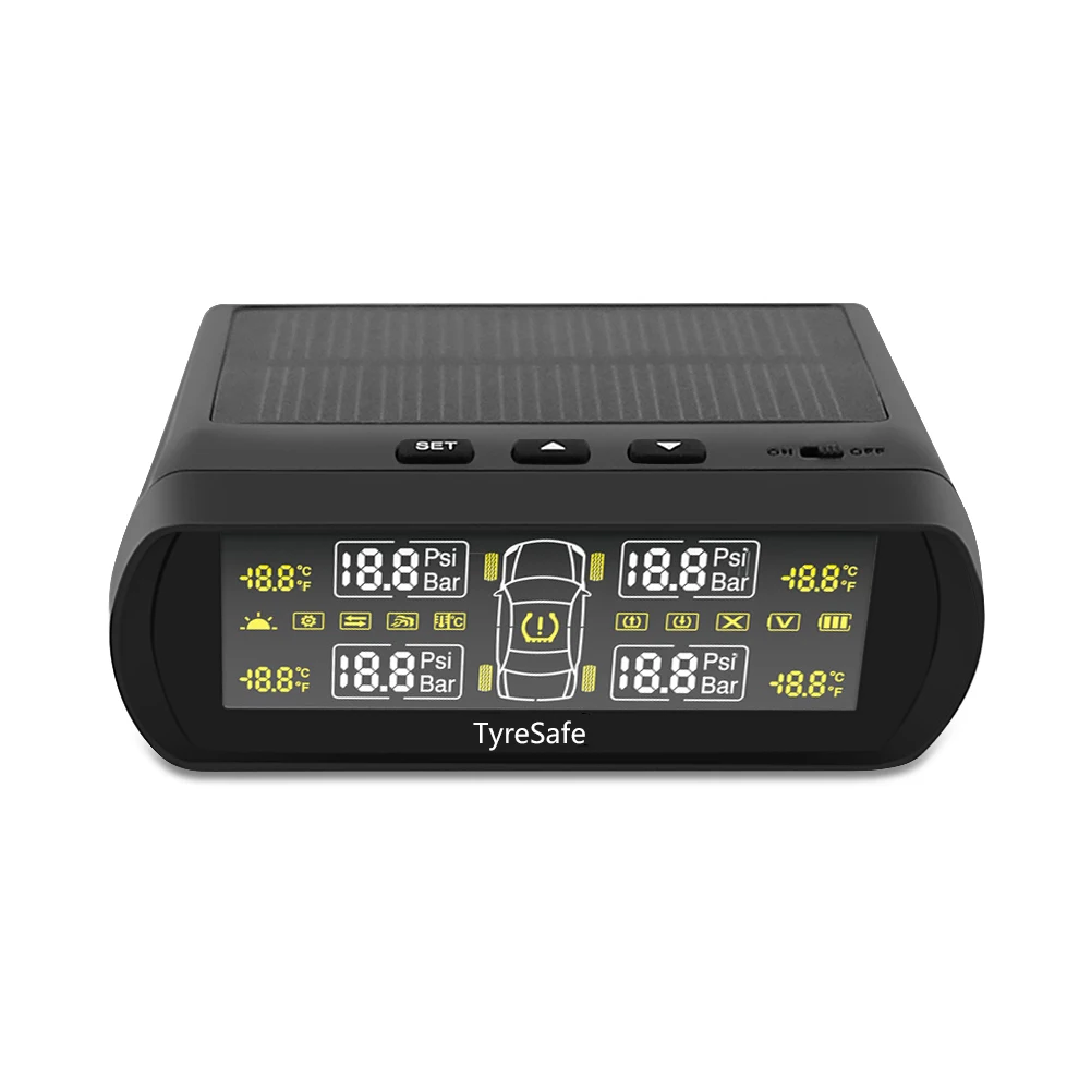 TPMS детектор автомобиля шины Давление мониторинга Системы TP400 солнечной энергии
