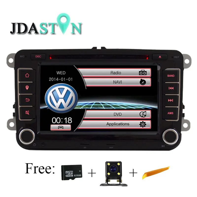 JDASTON 2 DIN 7 Inch font b Car b font DVD font b GPS b font