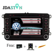 JDASTON 2 din Car Radio DVD GPS Navigation For Volkswagen VW Passat B5 B6 Polo Golf 4 5 Touran Sharan Jetta Caddy T5 Tiguan Bora