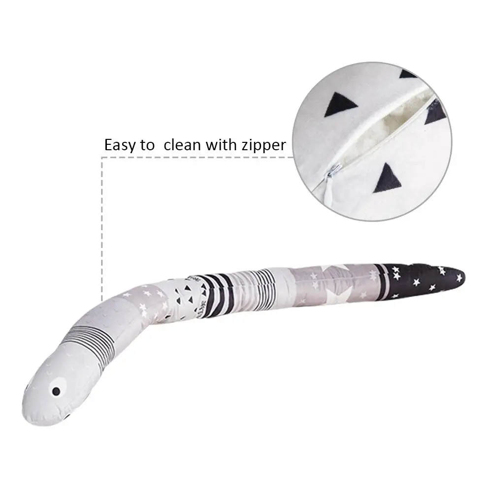 1.5M Length Baby Cot Cartoon Comfort Pillow Newborn Crib Enclosure Baby Bumpers Bedding Accessories for Infant Room Decor Cunas