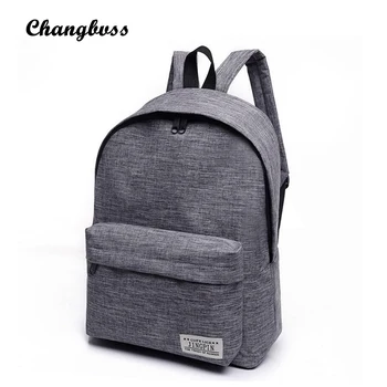 

2018 New Casual Canvas Men Women Backpack Bags Big School Bags For Teenager Travel Laptop Bagpack Mochila Rucksacks Sac A Dos