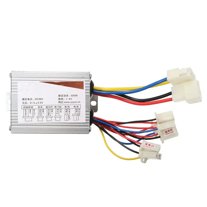 36 V 500 W регулятор скорости щетки двигателя для электрического велосипеда автомобиля скутер