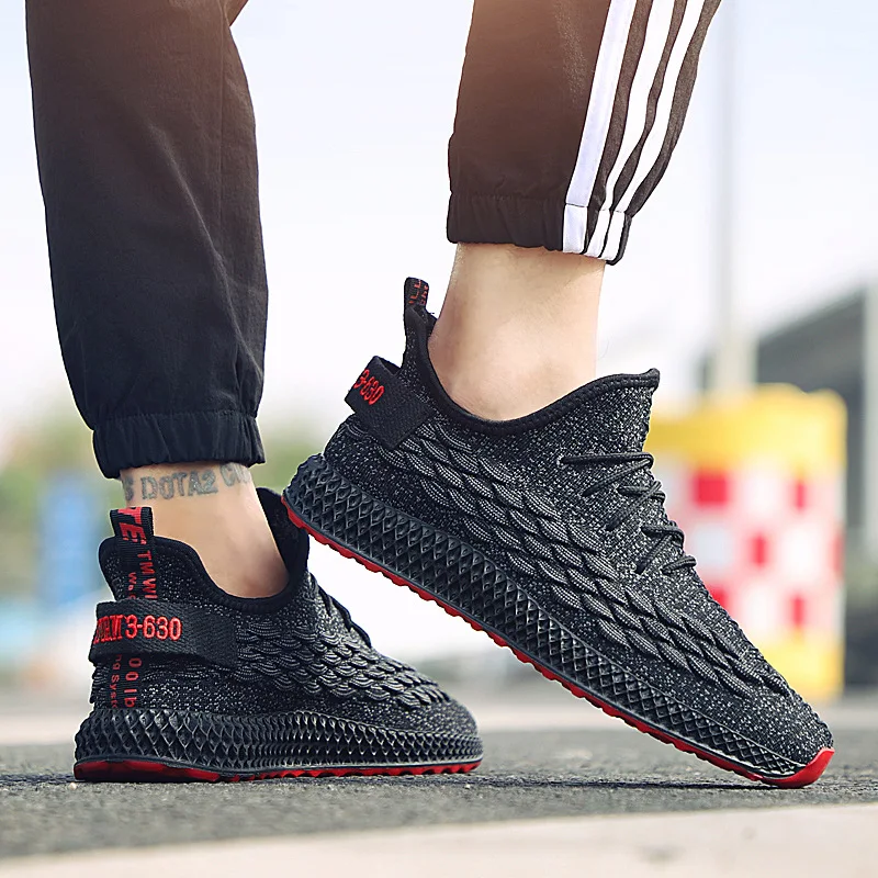 

New Mesh Men Casual Shoes Lac-up Men Shoes Comfortable Fashion Sneakers Breathable Casual Sneaker Lightweight Chaussure Homme