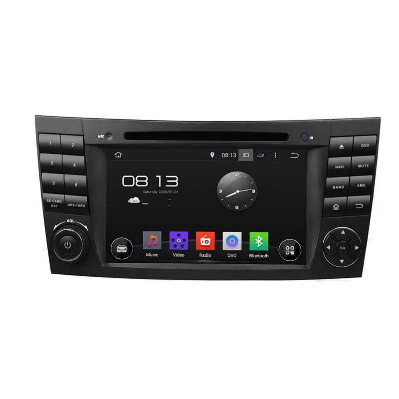 Excellent Android 8.0 octa core 4GB RAM car dvd player for BENZ W211 W219 W463 ips touch screen head units tape recorder radio gps 1