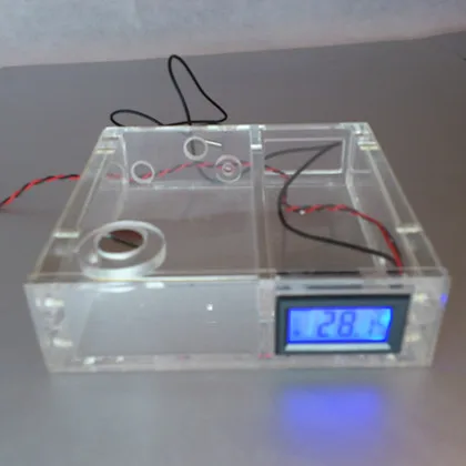 Optical font b drive b font computer water cooling tank water cooler with digital display thermometer