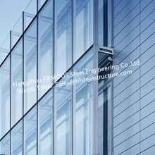 Двойные стеклянные стены вентилируемые фасадные офисные здания стеклянные занавески стены палка построенная система от китайского производителя
