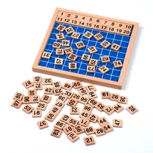 Versión familiar de Cien Bordo Matemáticas Montessori Bebé de Juguete para Niños De Madera de Aprendizaje y Educación Juguetes Para Niños Brinquedos juguetes