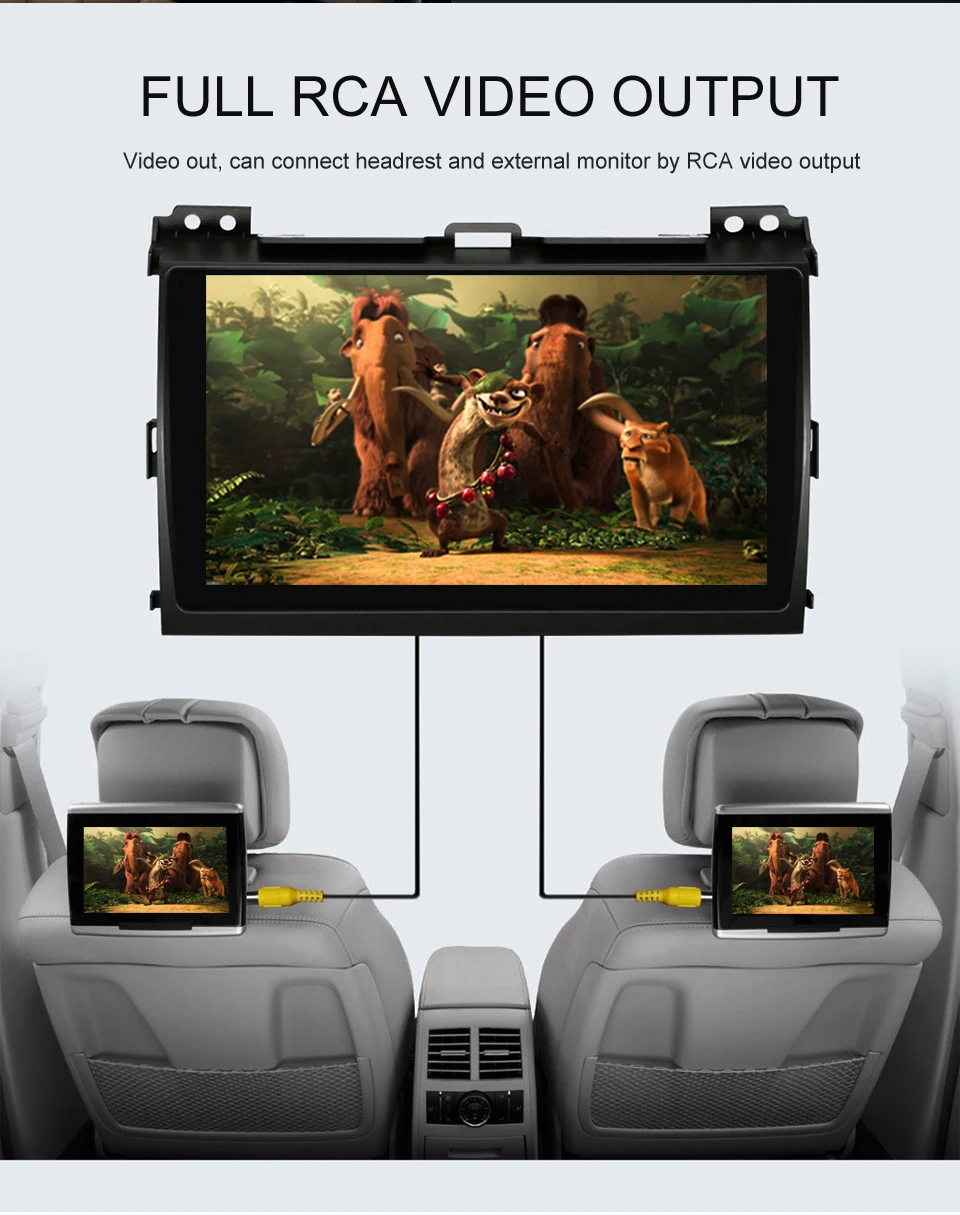Excellent 9 inch Car Radio DSP For Toyota Land Cruiser Prado 120 LEXUS GX 470 GPS Navi Bluetooth Wifi Video Out Android Multimedia Player 11