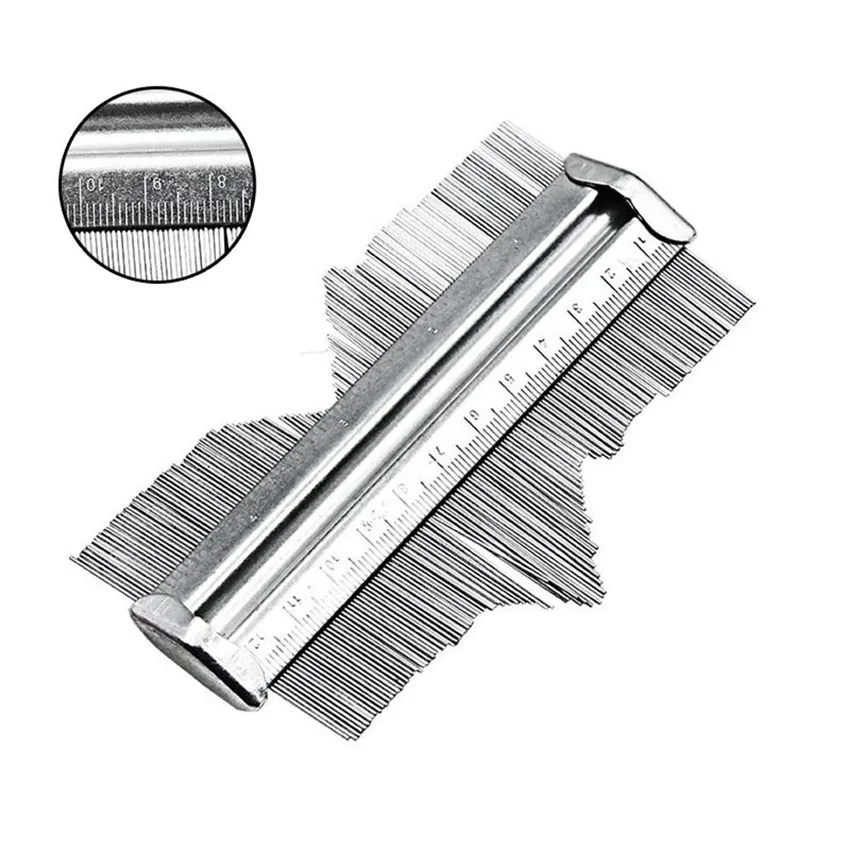

125mm 150mm Metal Professional Contour Profile Gauge Guage Tiling Laminate Tiles General Tools Contour Gauge Duplicator