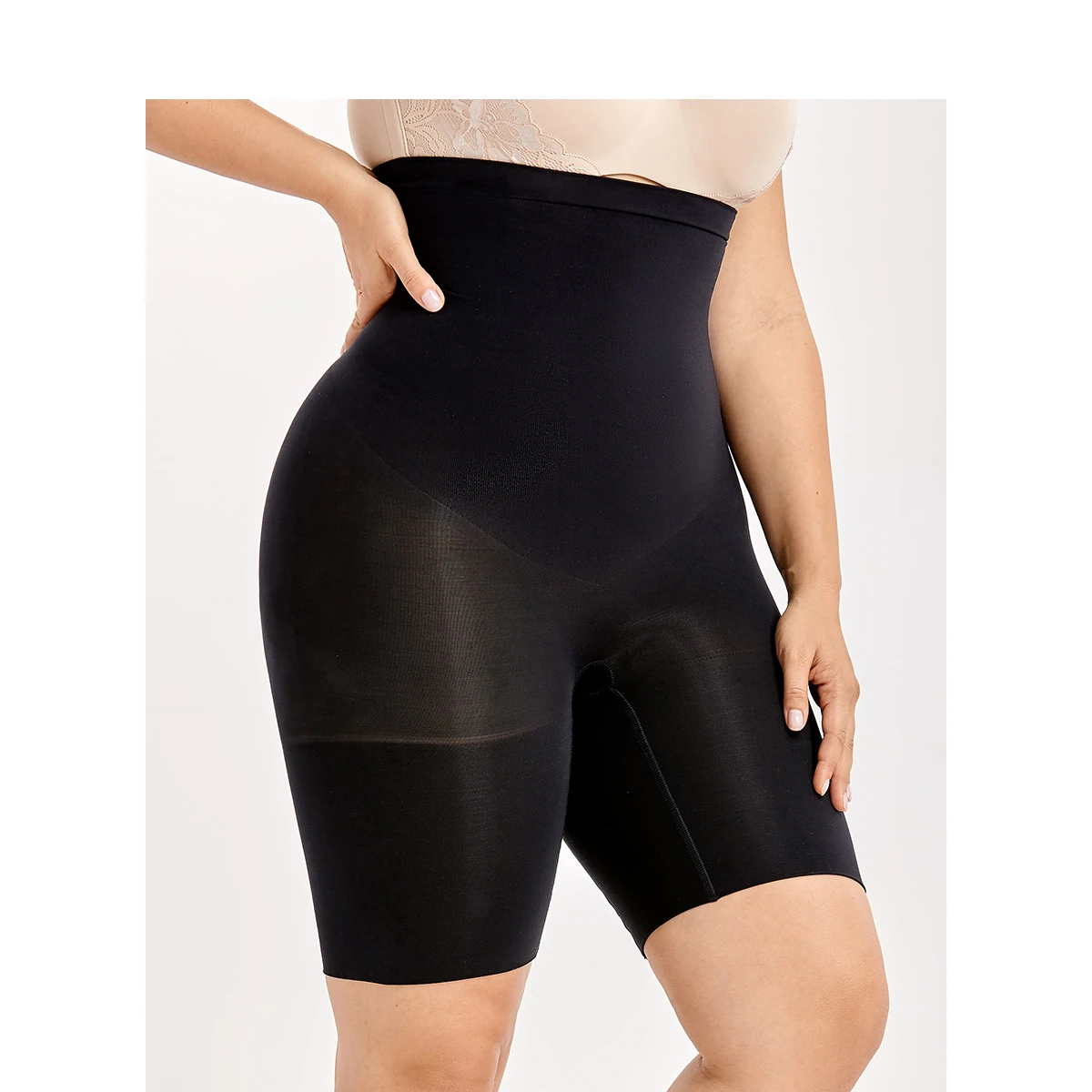 Women's Plus Size High Waist Control Panties Shapewear Thigh Slimmerin