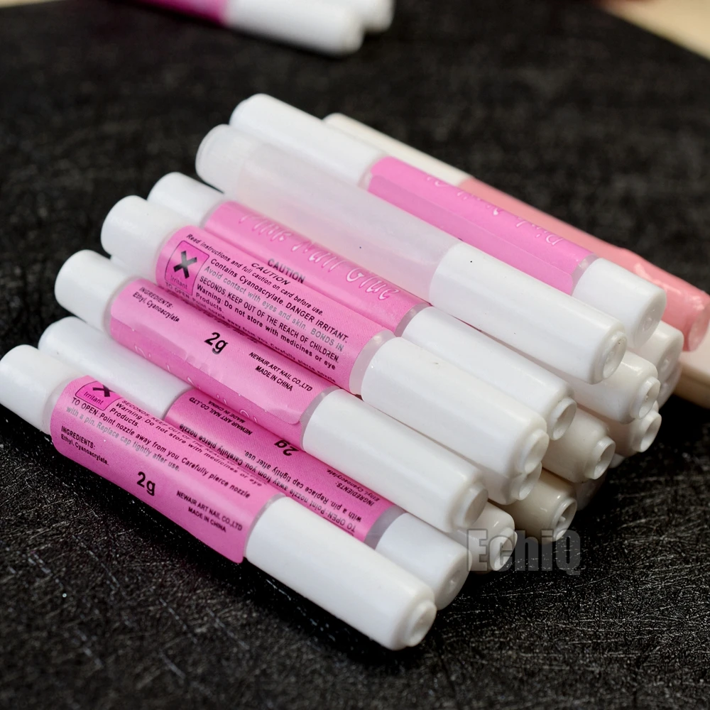 Buy 2g Nail Glue 50pcs Mini Nail art False Nail Tips