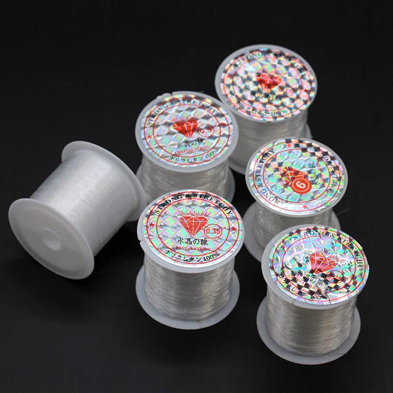 

1/10rolls 0.2-1mm Strong Fishing Line Super Power Fish Lines Wire crystal Fishing Wire throuth beads lines for diy jewelry