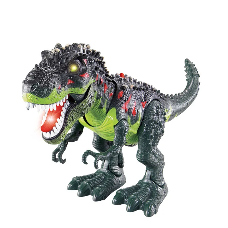 48 см Робот-Динозавр электронный Дракон животное игрушка ходьба со светом Звук тираннозавр батарея работает подарок для детей