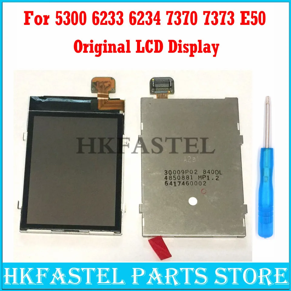 

HKFASTEL Original LCD Screen Digitizer Display for Nokia Nokia 5300 6233 6234 7370 7373 E50 Repair Replacement Parts with Tools