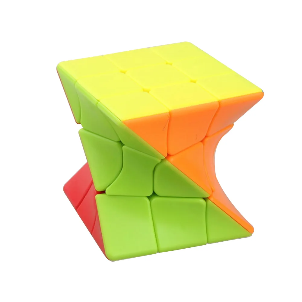 

Fangge 3x3 Torsion Magic Cube Coloful Twisted Cube Puzzle Toy For Challange