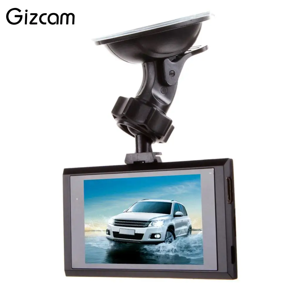 Gizcam 3 &quotFull HD 720P Автомобильный авто DVR CCTV Dash камера g сенсор видео бесшовный
