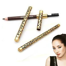 1 Pcs Sexy Leopard Brown Eyebrow Pencil Easy to use Waterproof Eye Liner Pen Beauty Makeup Brush Eye Cosmetic Tool Free Shipping 1 Pcs Sexy Leopard Brown Eyebrow Pencil Easy to use Waterproof Eye Liner Pen Beauty Makeup Brush Eye Cosmetic Tool Free Shipping