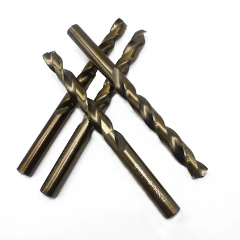 

M35*10.5 5pcs cobalt-containing drill straight shank twist drill cobalt straight shank twist drill metal drilling metalworking