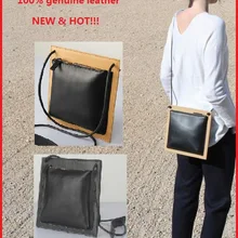 Женская сумка из натуральной кожи Маленькая Повседневная сумка через плечо сумка дорожная сумка в винтажном стиле с клапаном