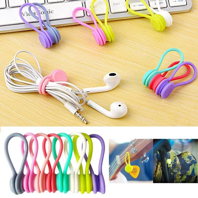 Techvilla Wholesale 1/4/8 Pcs/pack Portable Silicone Headset
