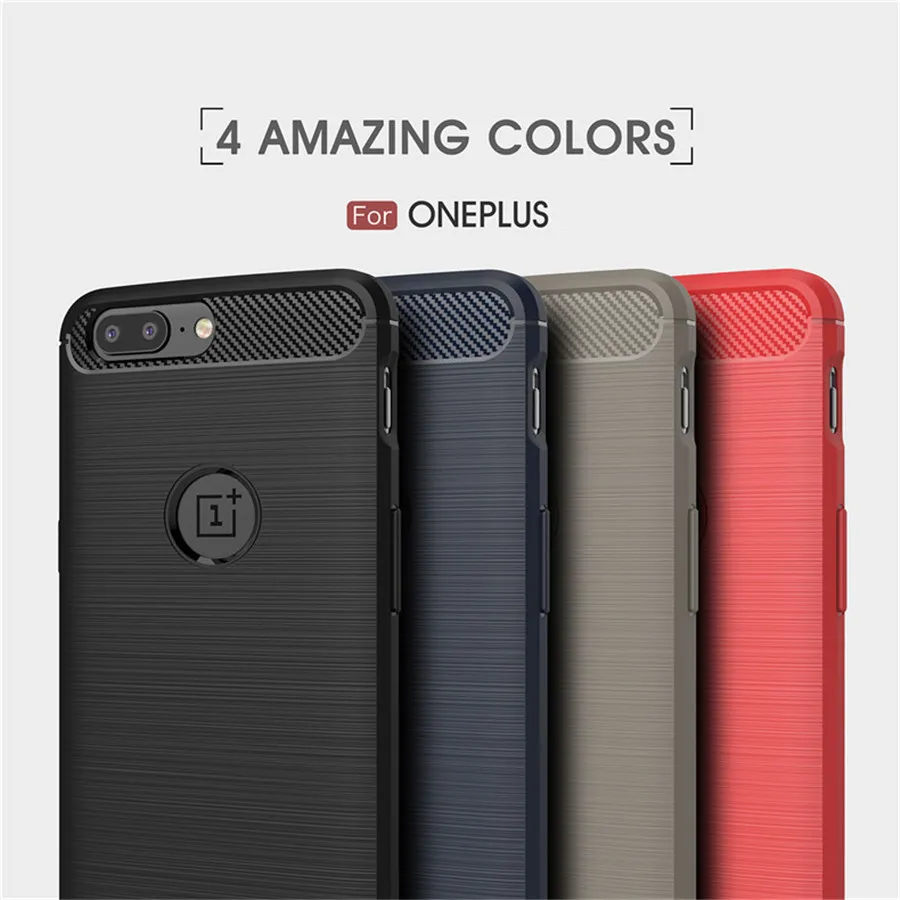 

one plus 5 Cases Cover Silicone one plus 6 6T 3 3T 5 5T Case OnePlus 5 5T 3 3T Armor Carbon TPU Phone Back Cover Rugged Case