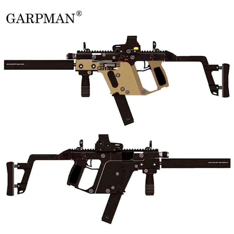 

1:1 Kriss Super - V Gun 3D Paper Model Cannot be Launched Manually Papermodel gun