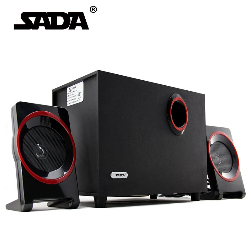 SADA Hochwertigem Holz USB Lautsprecher 2,1 Für Computer Smartphone, 3,5mm Stereo Bass Lautsprecher Hallo Fi Boxen Für Laptop PC Online