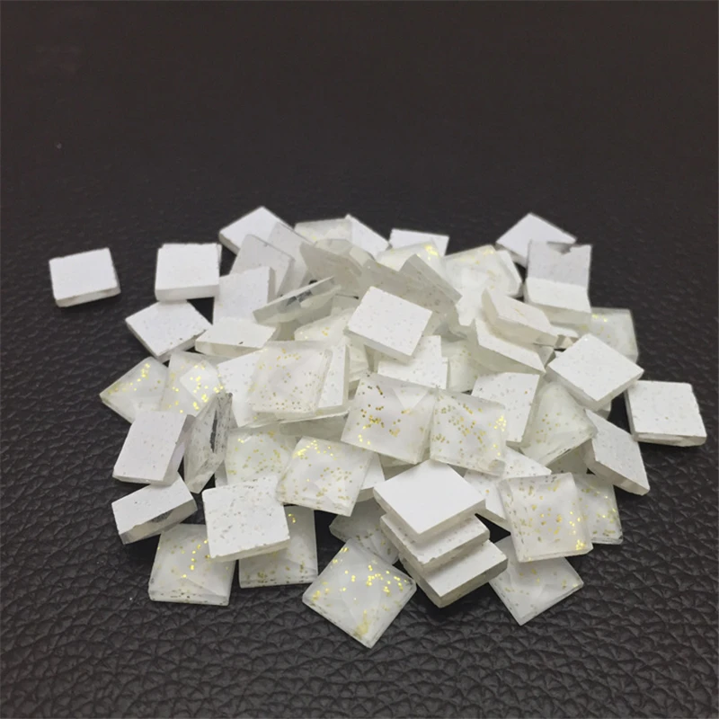 

5D Adhesive Rhinestones Glass Square 8*8mm 100pcs/Lot Crystal Clear HotFix FlatBack DIY Rhinestones Glass Strass