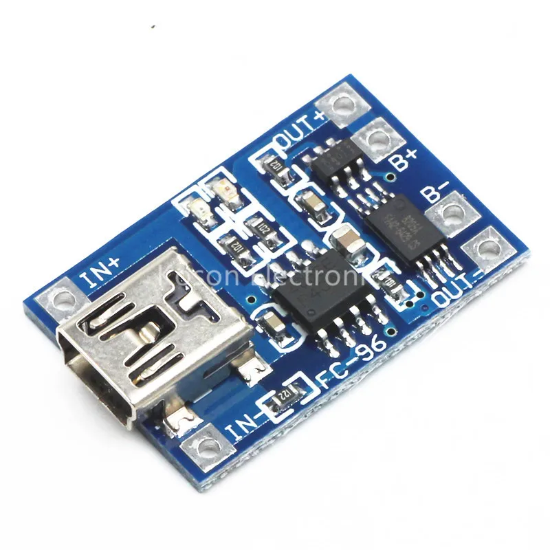 Литий модуль зарядного устройства аккумулятора доска мини 5В USB 1A Li Ion Батарея